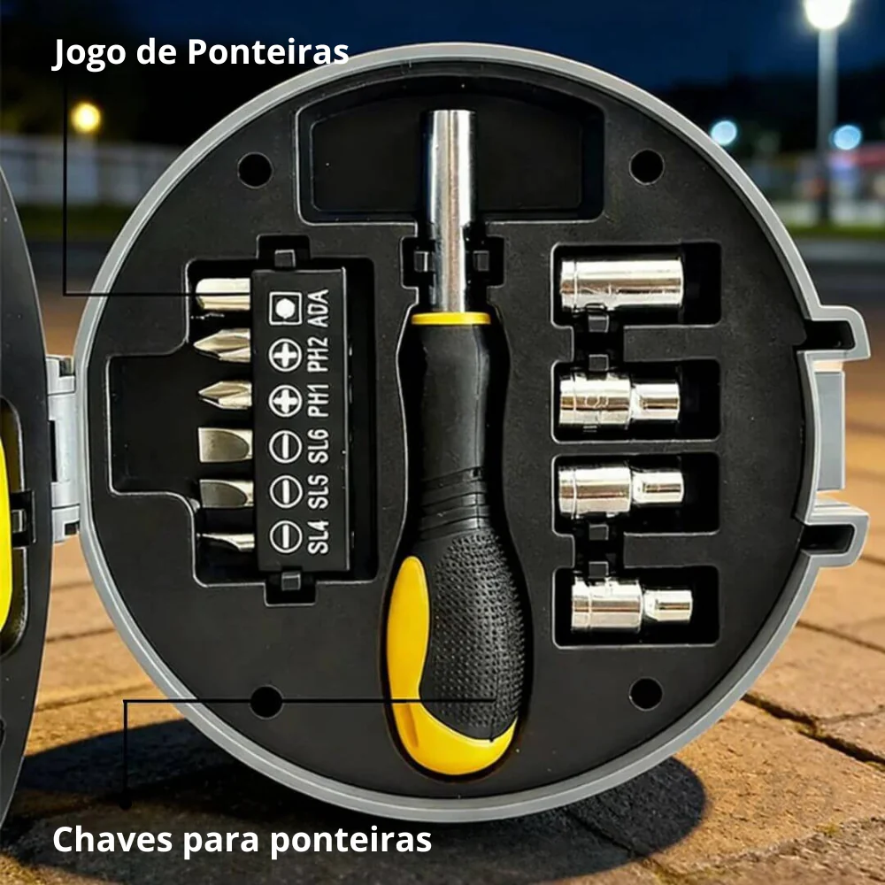 Lanterna Solar com Kit de Ferramentas - HW-7759W - Image 3