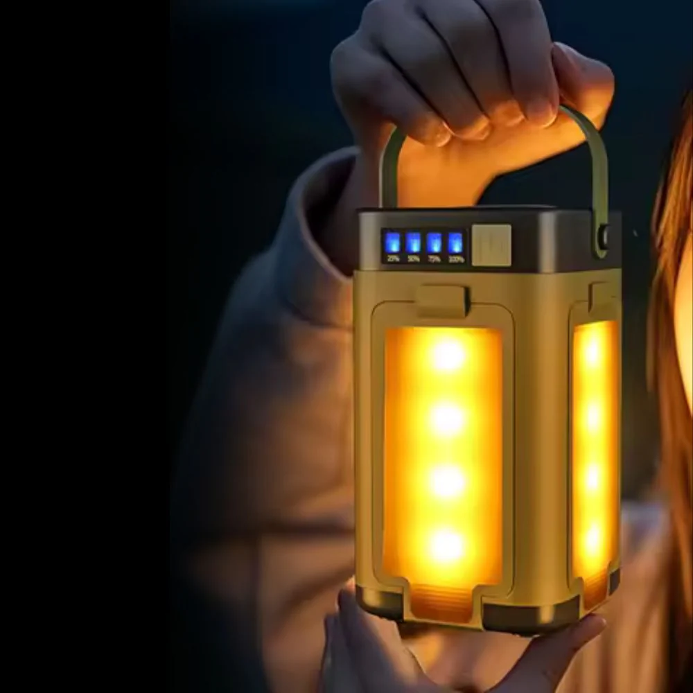 Lanterna Solar LED Dobrável USB-C - LY24 - Image 2