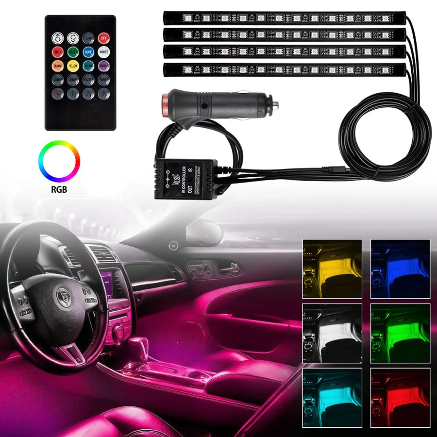 Luz Ambiente Led RGB para Carro