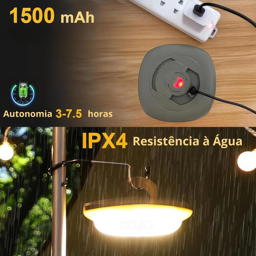 Luz de Campismo 2 em 1 - 10 metros - Image 5