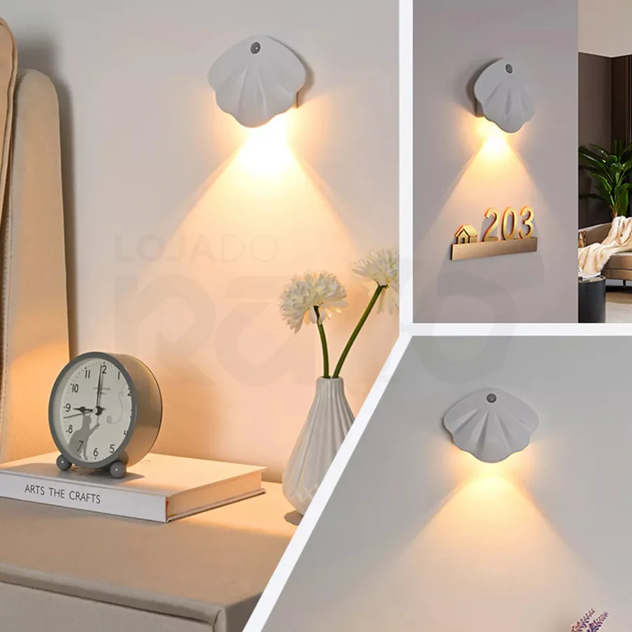 Luz de Indução com Sensor de Movimento em forma de Concha - Image 3