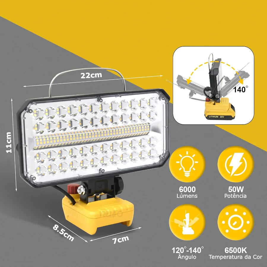 Luz de Trabalho de Alta Potência - Image 6