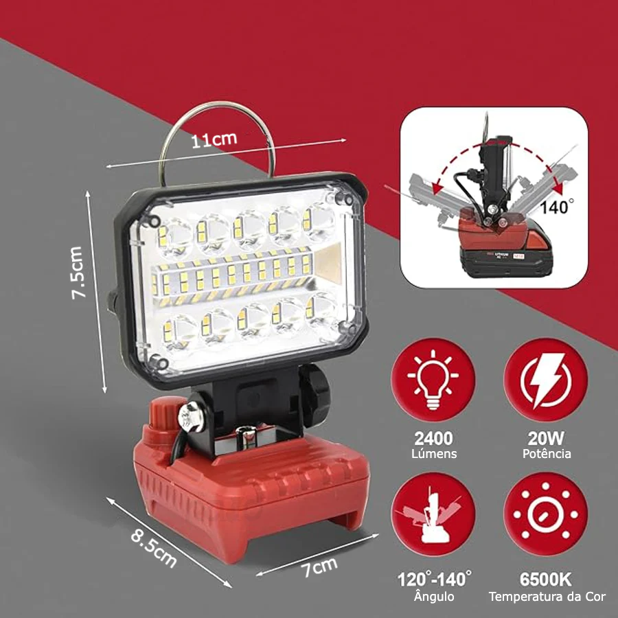 Luz de Trabalho de Alta Potência - Image 7