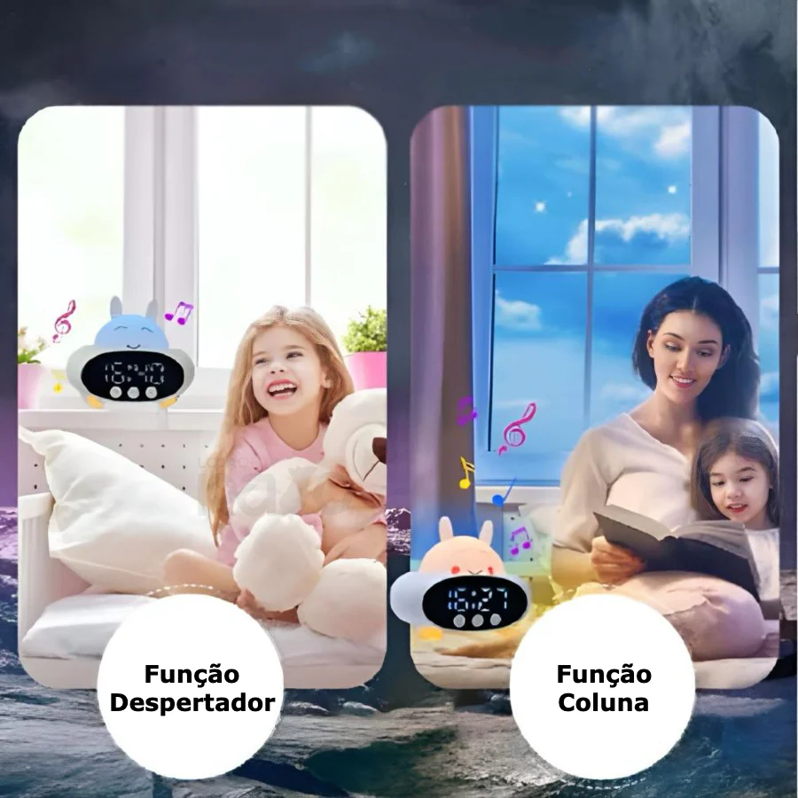 Luz e Despertador Coelhinho Smart TS-005 - Image 6