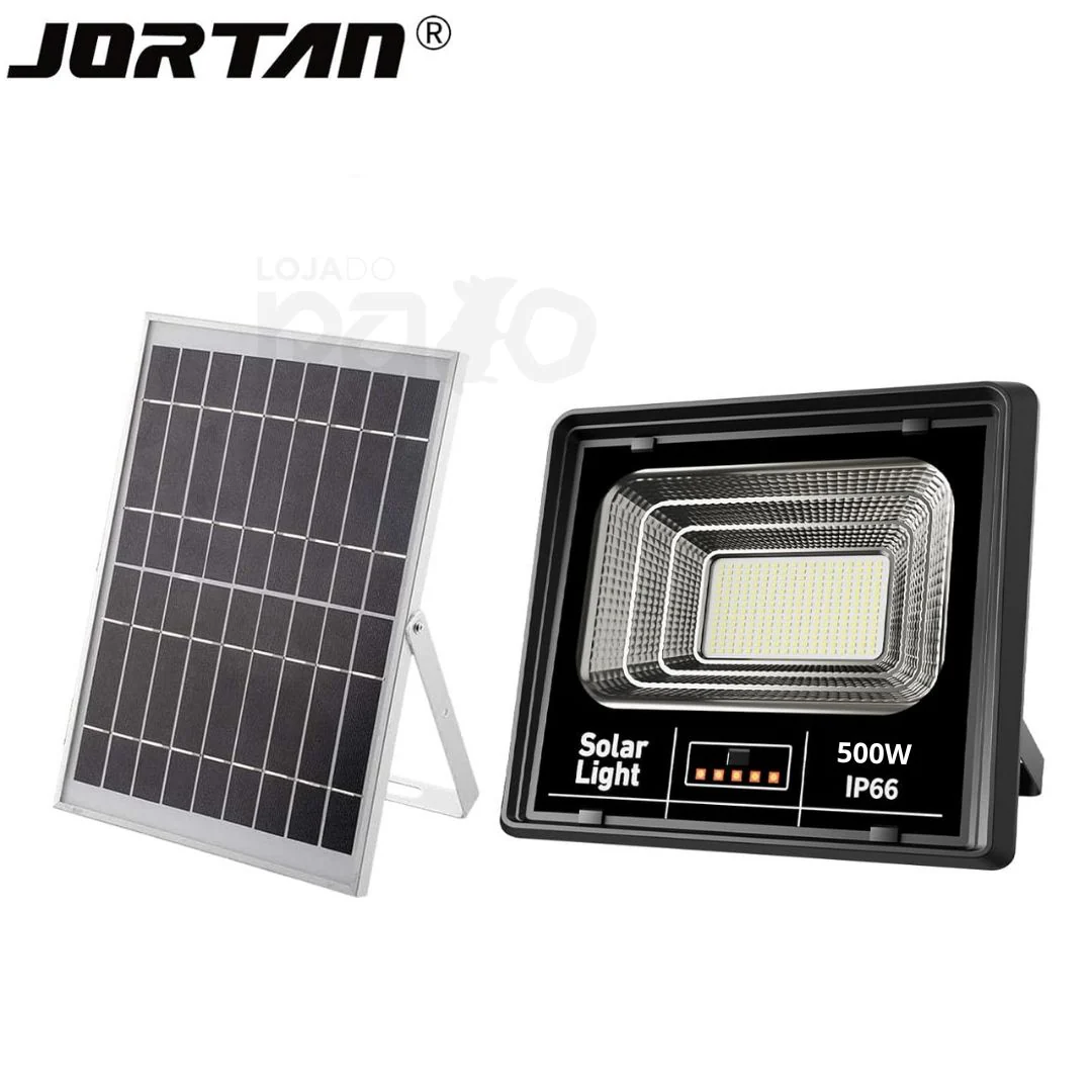 Luz Solar 500W com Painel Solar e Comando - Image 2