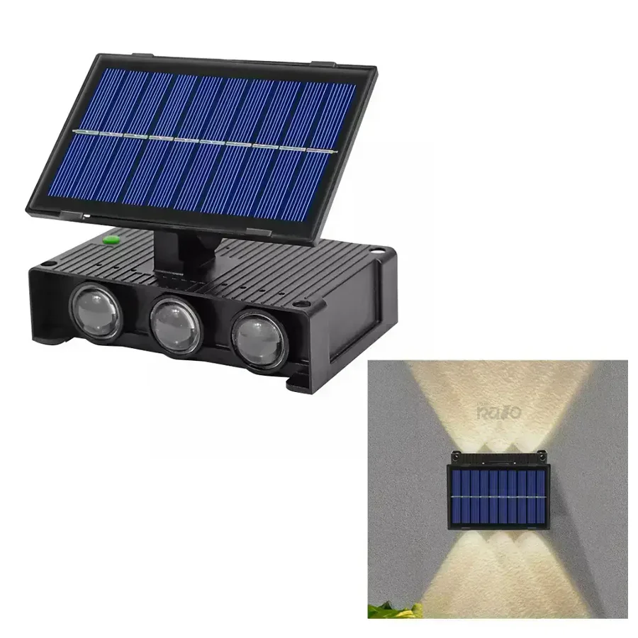 Luz Solar com Painel 6W