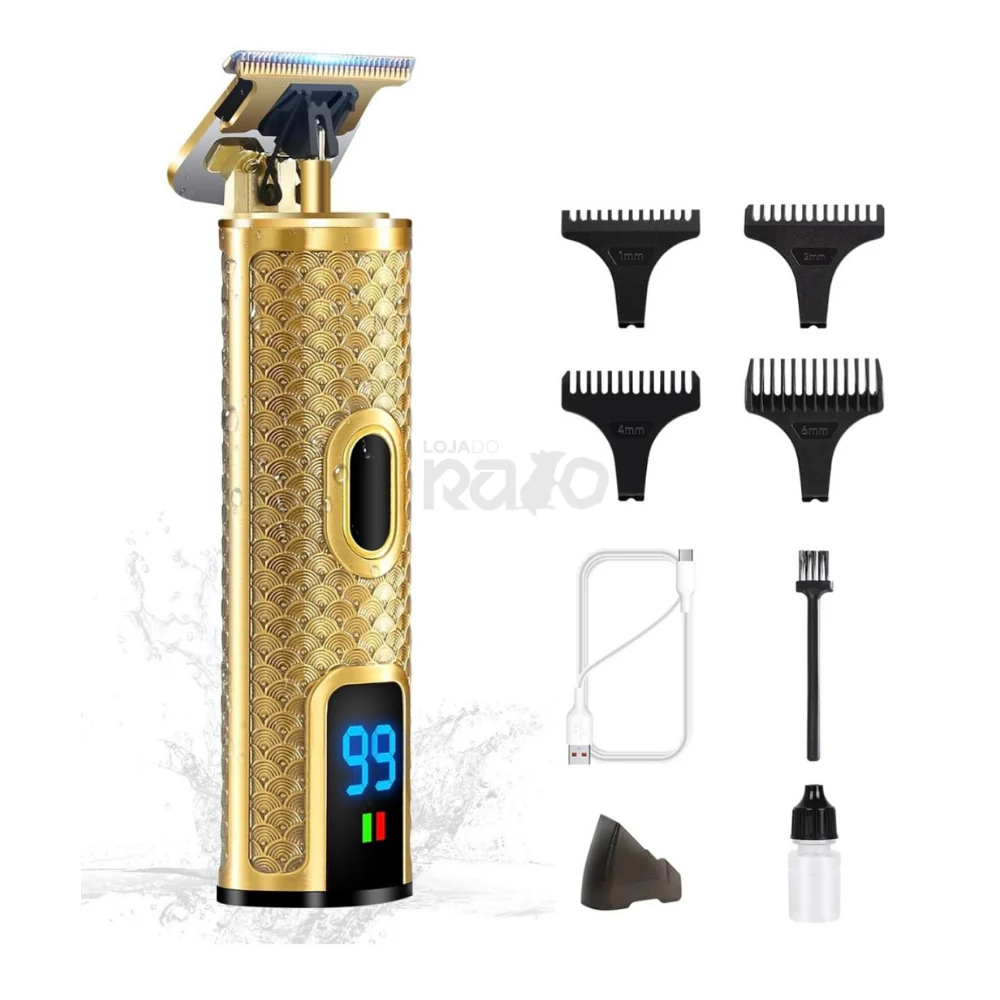 Máquina de Barbear Profissional Recarregável - Q-LF10