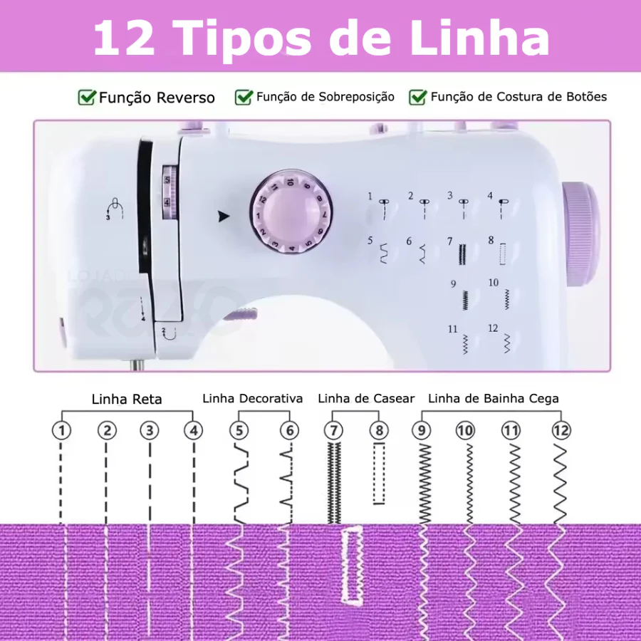 Máquina de Costura Portátil SM-505A - Image 4