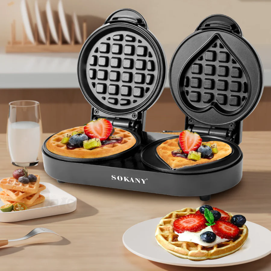 Máquina de Waffles Dupla