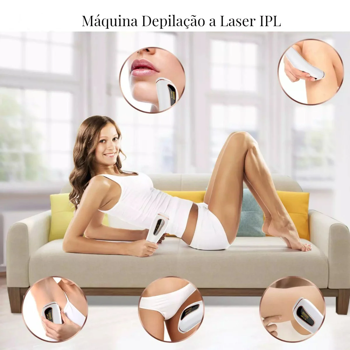 Máquina Depilação a Laser IPL - Doméstica