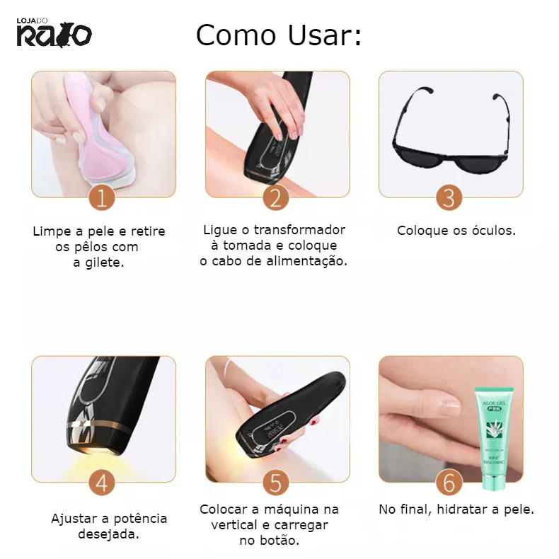 Máquina Depilação a Laser IPL - Doméstica - Image 5