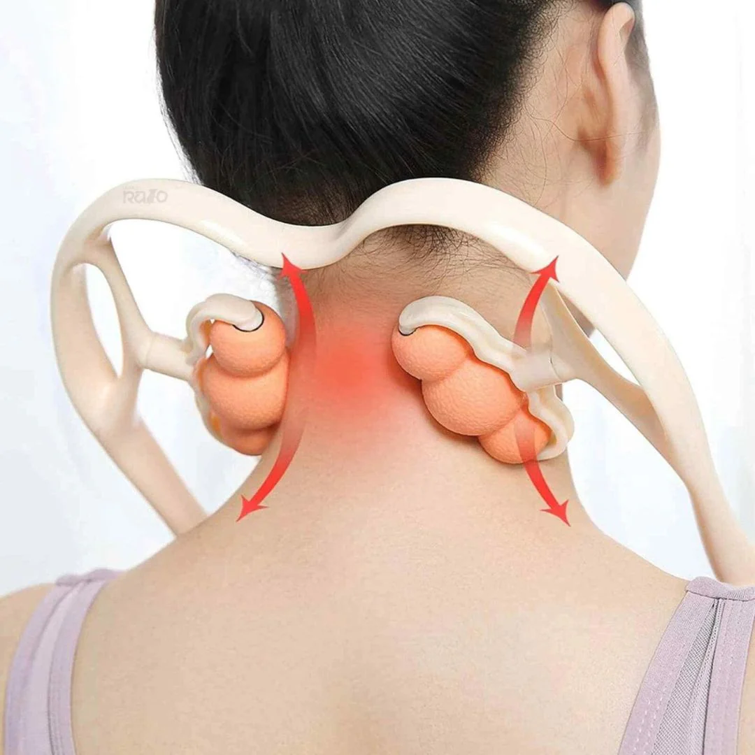 Massajador Cervical com Esferas de Silicone
