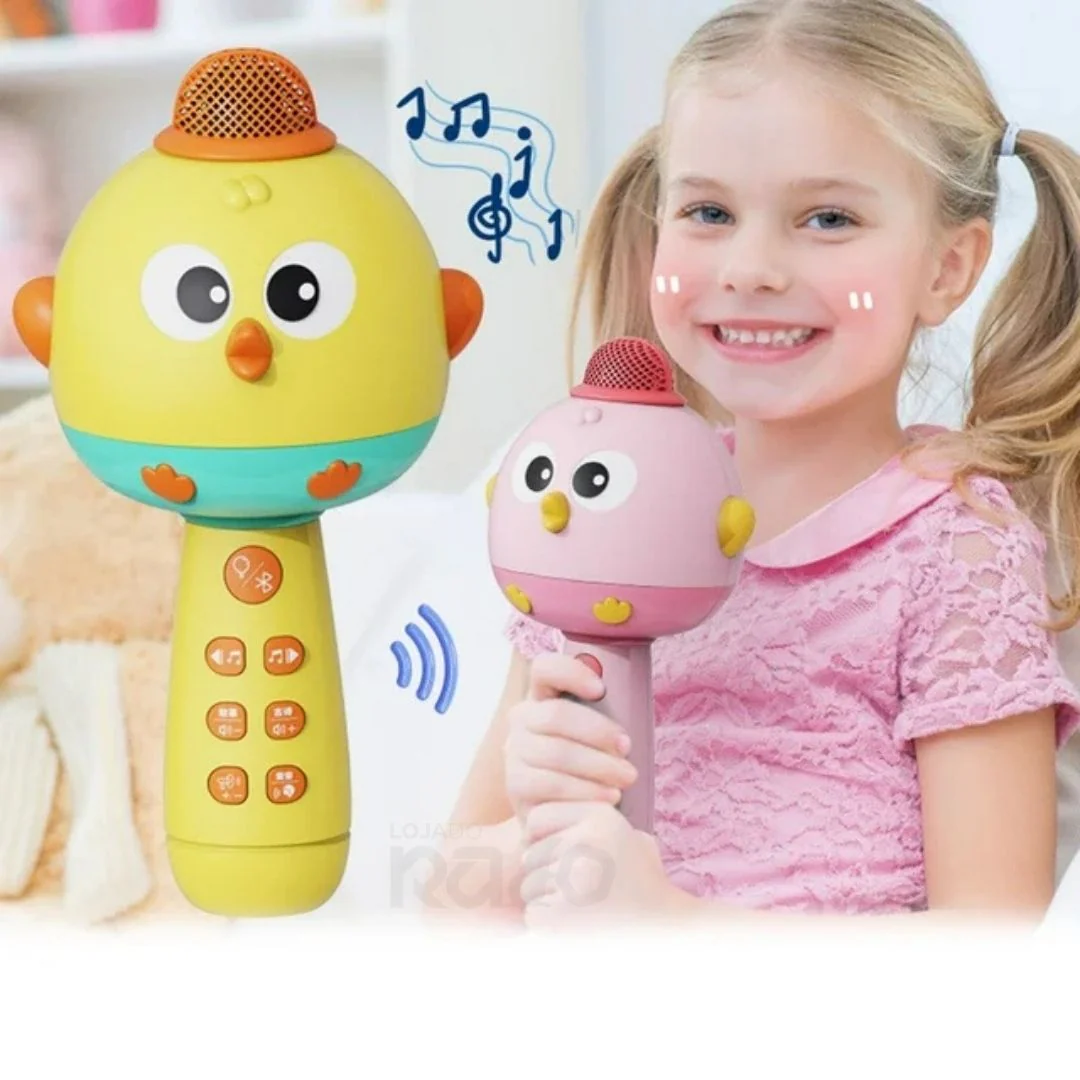 Microfone Infantil Interativo Bluetooth - A46