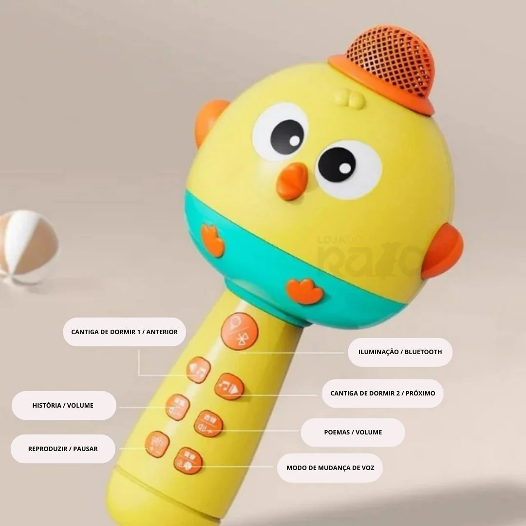 Microfone Infantil Interativo Bluetooth - A46 - Image 5