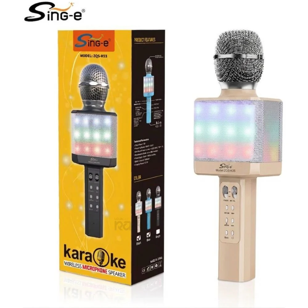 Microfone Karaoke Party RGB - Image 4