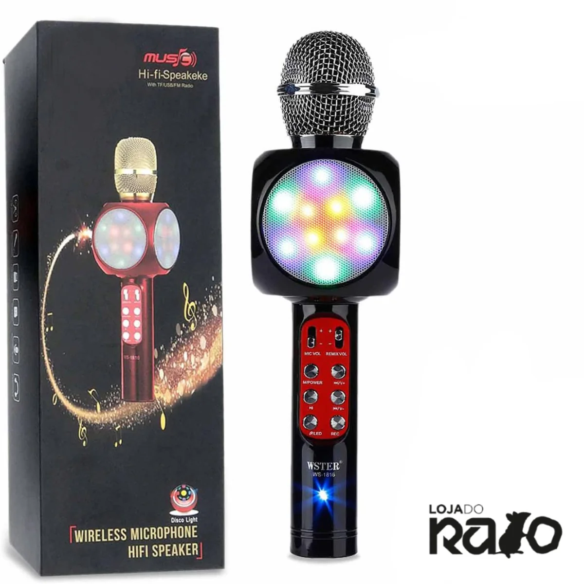 Microfone sem Fios - Led - Image 5