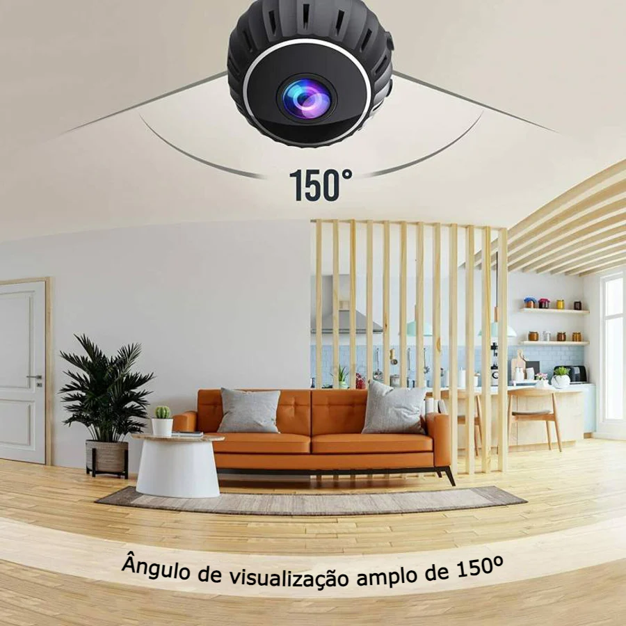 Mini Câmara de Vigilância WiFi 360º - Image 3