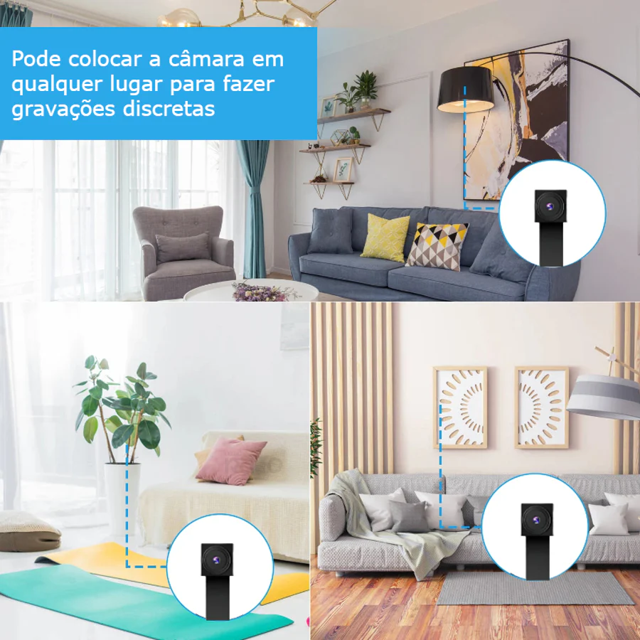 Mini Câmara de Espionagem WiFi - Image 2