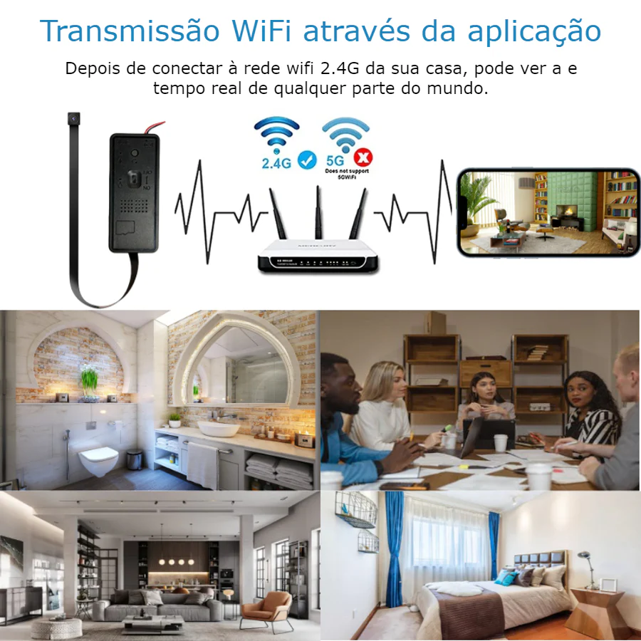 Mini Câmara de Espionagem WiFi - Image 7