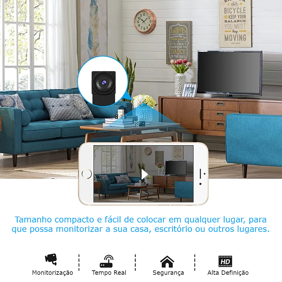 Mini Câmara de Espionagem WiFi - Image 8
