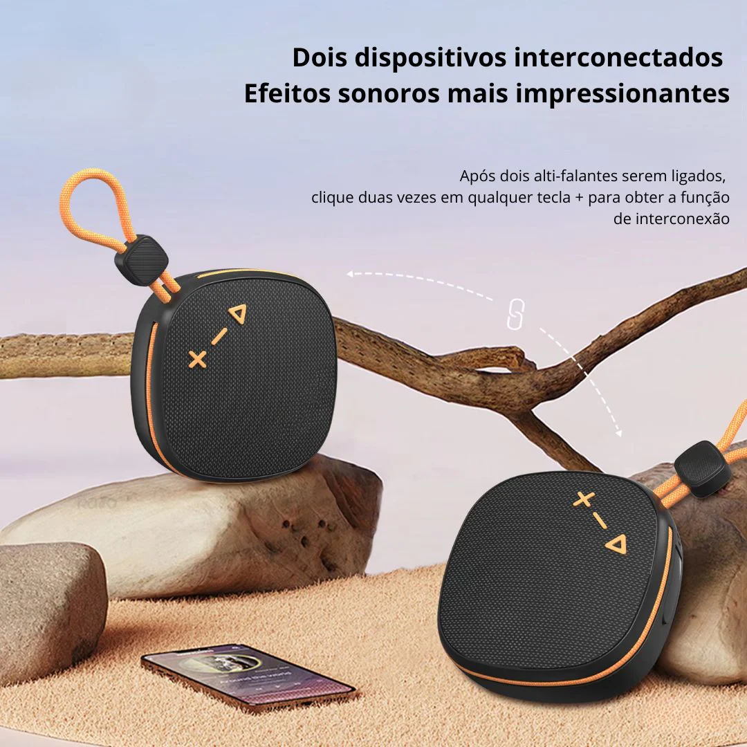 Mini Coluna Bluetooth Hook KP-803 - Image 3