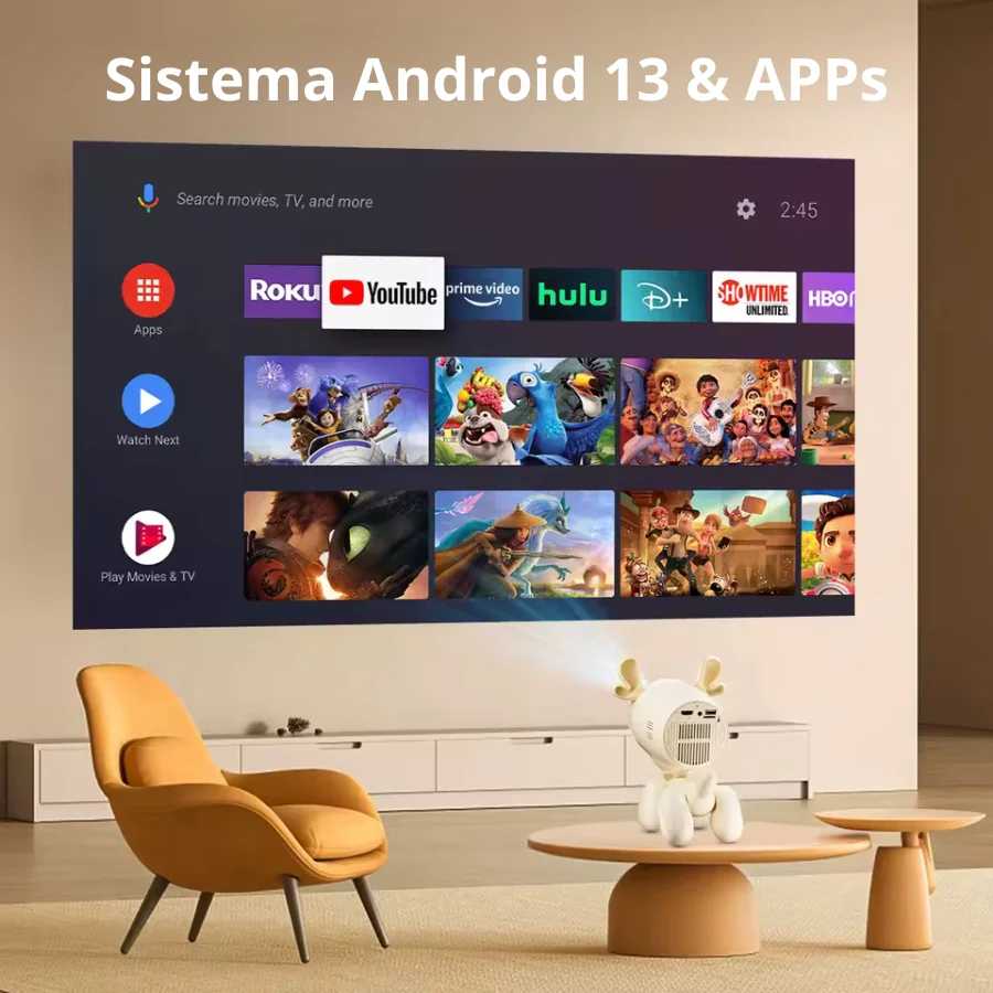 Mini Projetor Android 4K - JY320LI - Image 3