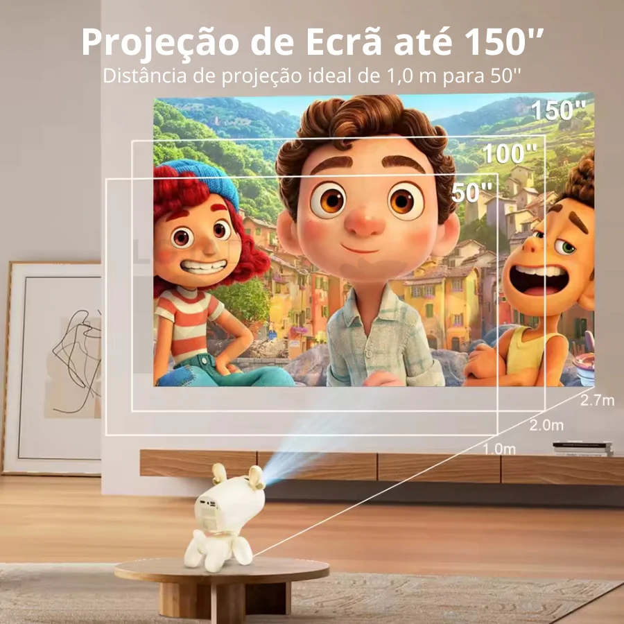 Mini Projetor Android 4K - JY320LI - Image 4