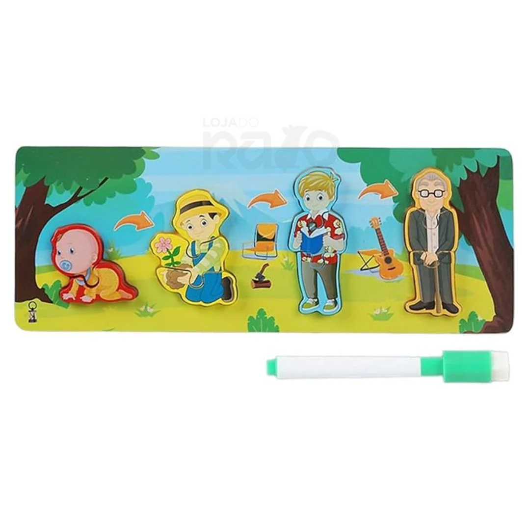 Mini Puzzle Educativo e Quadro Desenho - Image 19