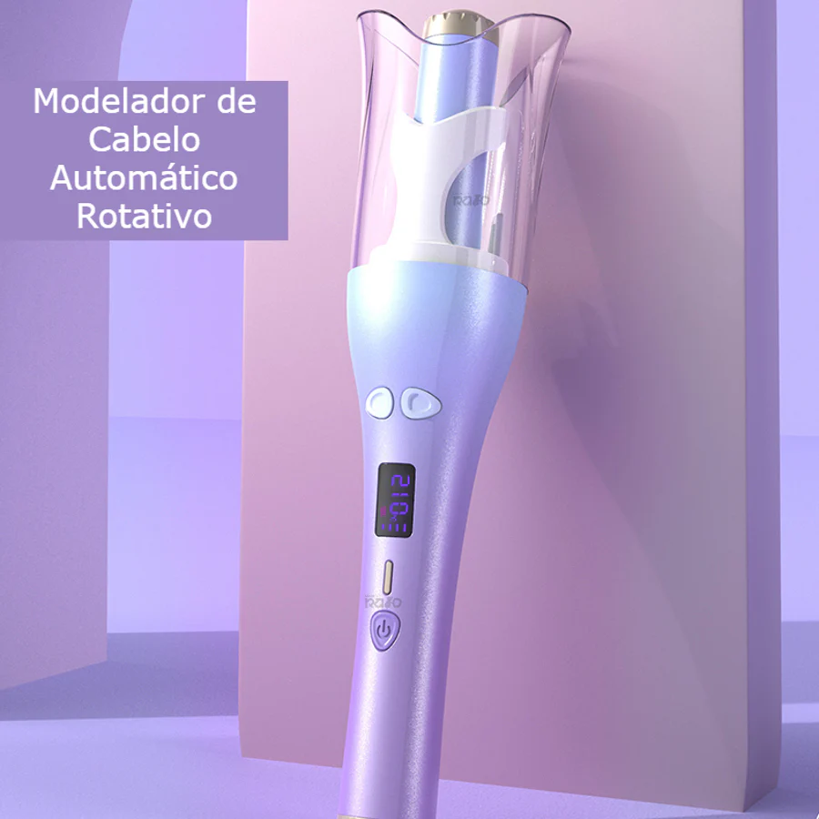 Modelador de Cabelo Rotativo Automático