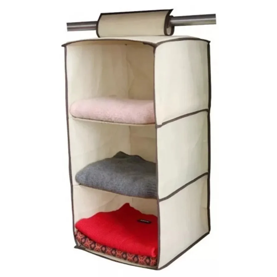 Organizador de Roupa Vertical Bege - Image 2