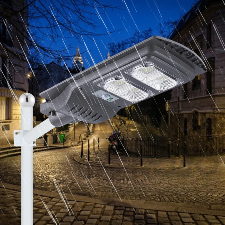 Painel Exterior Solar 100W com Sensor de Movimento e Comando - Image 6