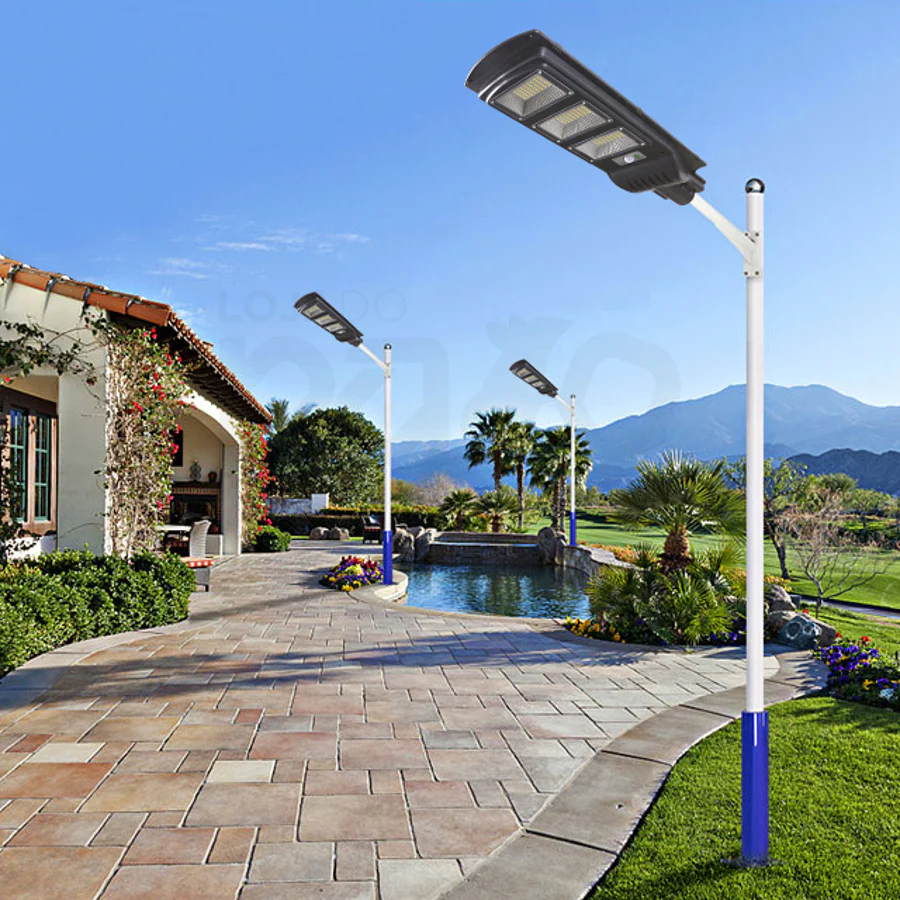 Painel Exterior Solar 150W com Sensor de Movimento e Comando - Image 4