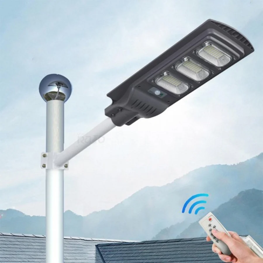 Painel Exterior Solar 180W com Sensor de Movimento e Comando - Image 5