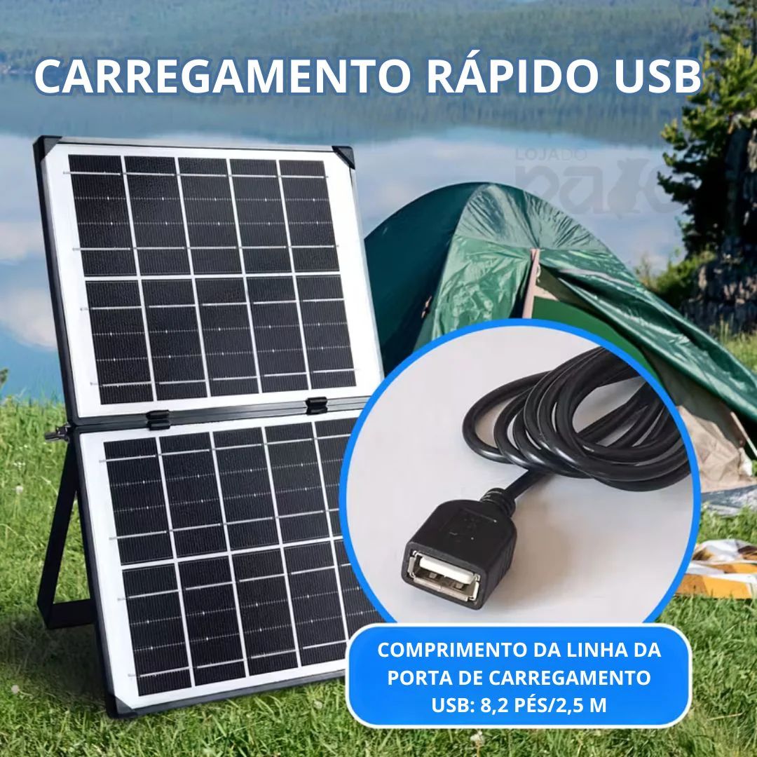Painel Solar Portátil 4em1 4W 5V - AB-TY257 - Image 3