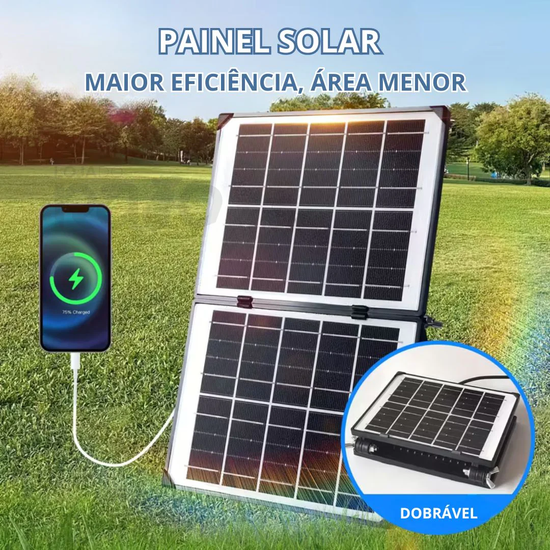 Painel Solar Portátil 4em1 4W 5V - AB-TY257 - Image 7