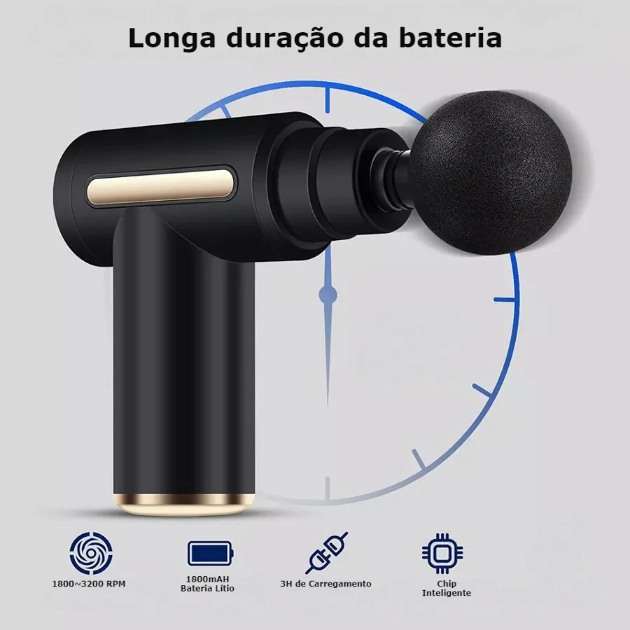 Pistola de Massagem Muscular Portátil - Image 6