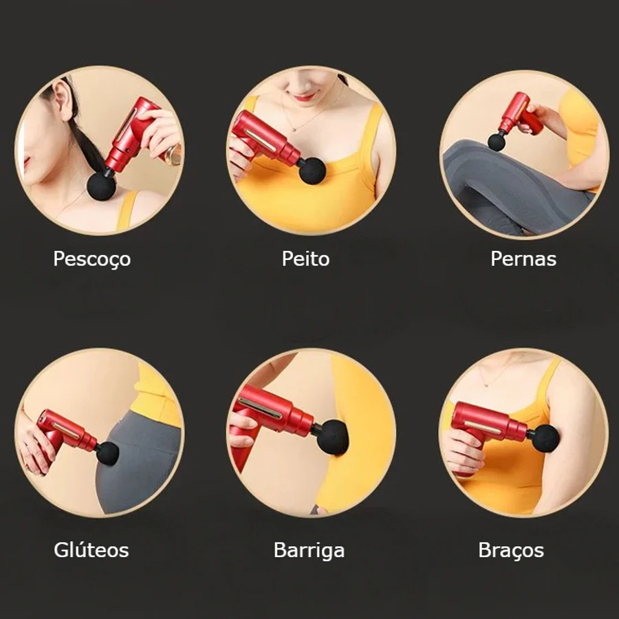 Pistola de Massagem Muscular Portátil - Image 9