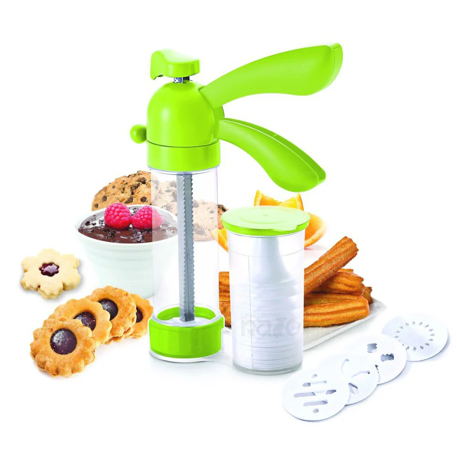 Prensa para Biscoitos e Churros - 20 pcs