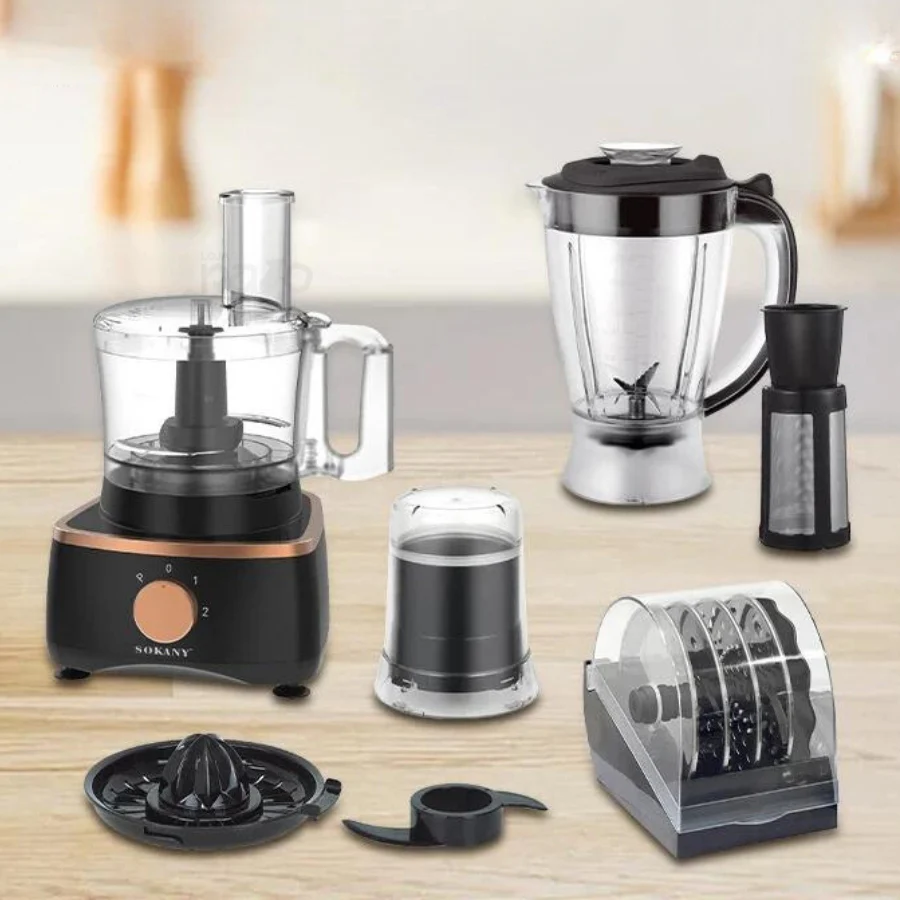 Processador de Alimentos Multifunções 9 em 1 1000W