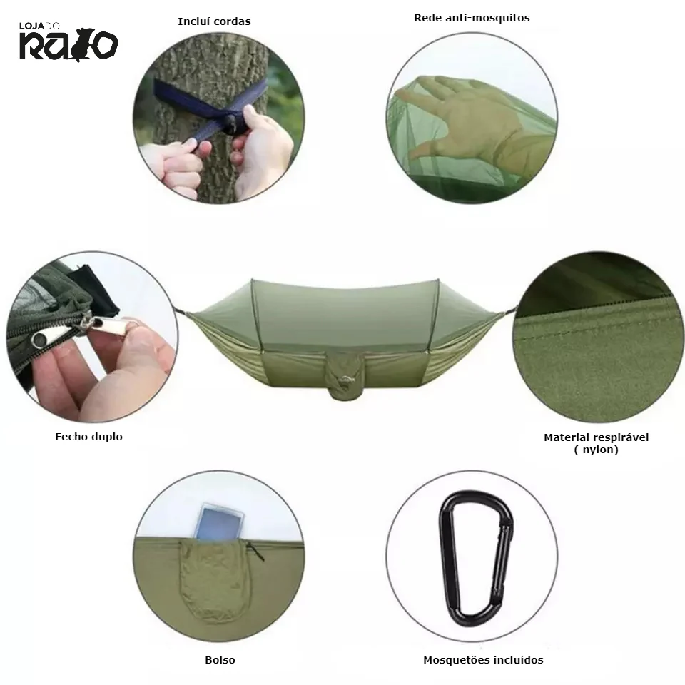 Rede de Acampamento Anti-Mosquitos - Image 10