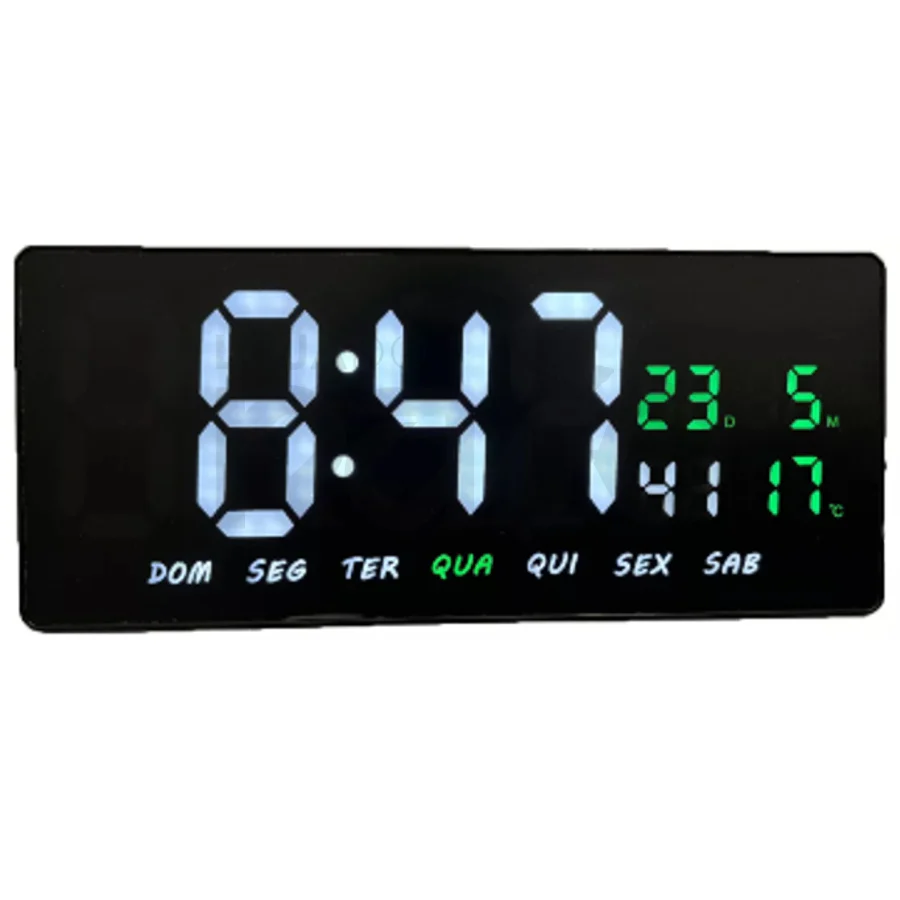 Relógio Digital de Parede com Calendário - Image 2