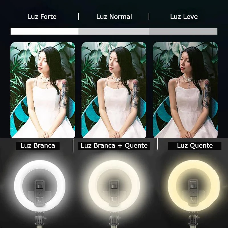 Ring Light Móvel com Tripé Extensível - Image 6