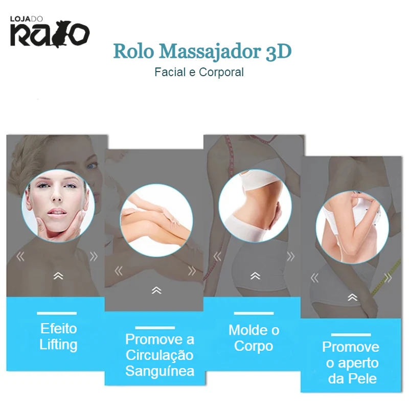 Rolo Massajador 3D - Corporal e Facial - Image 4