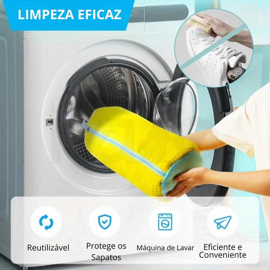 Saco para Lavar Calçado na Máquina - Image 4