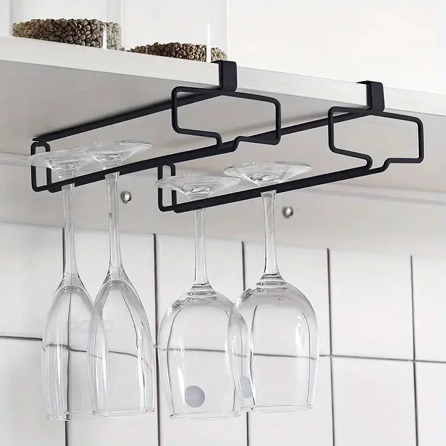 Suporte de Prateleira para Copos de Vinho - 2Pcs - Image 2