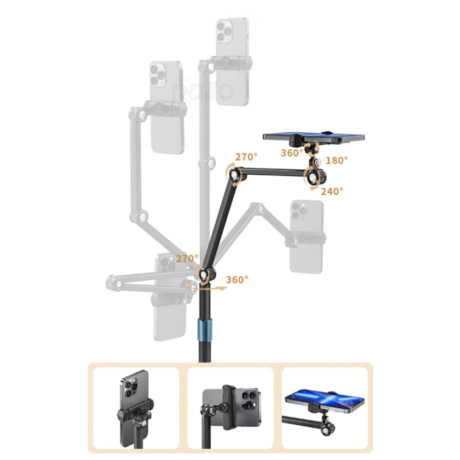 Suporte Telemóvel com Base de Chão Q-ZJ810 - Image 6