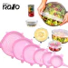 Tampas de Silicone Ecológicas Reutilizáveis - 6pcs - Image 2