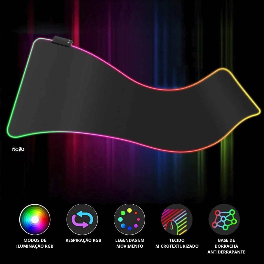 Tapete de Rato Gaming XL RGB - DS-31063 - Image 3