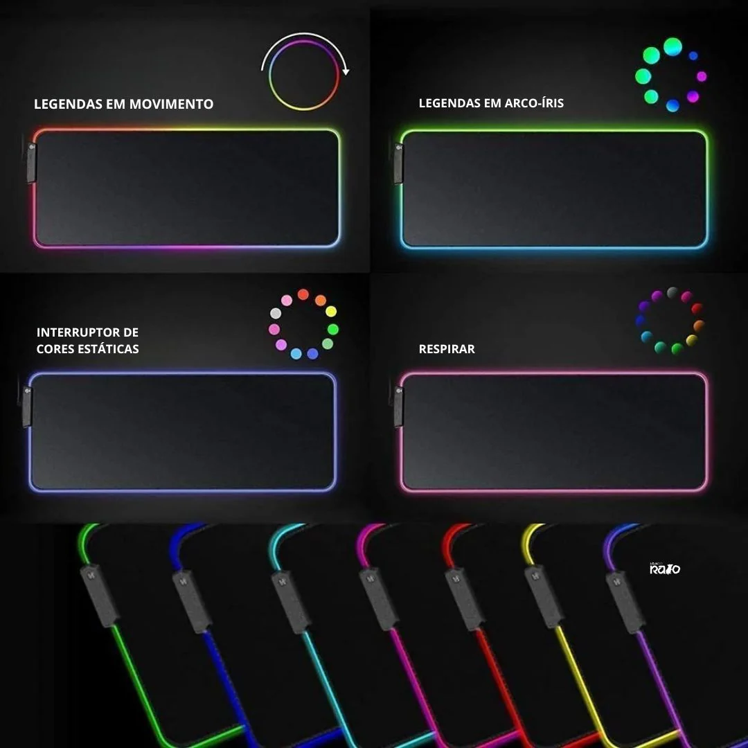 Tapete de Rato Gaming XL RGB - DS-31063 - Image 4