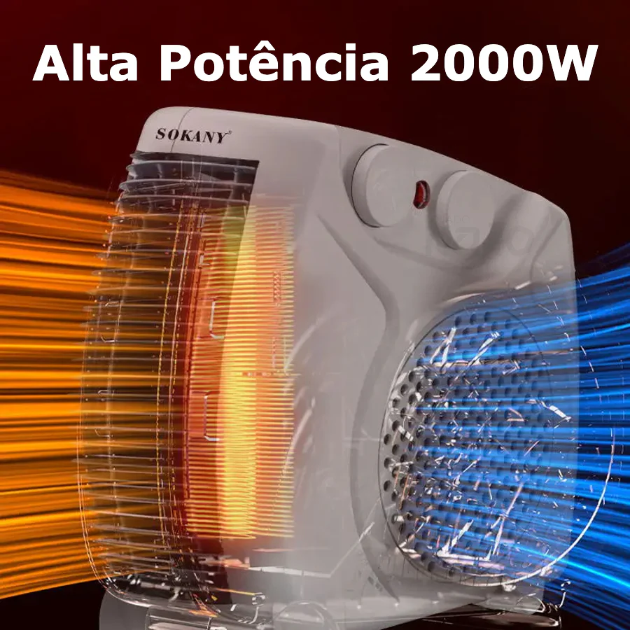 Termoventilador Elétrico 2000W SK-1652 - Image 2